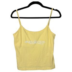 Gear for Sports University of Central Florida UCF Yellow Fitted Crop Tank Large